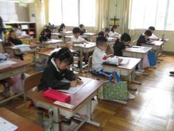 1年生国語の授業