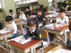 1年生国語の授業