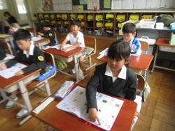 1年生国語の授業