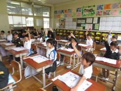 1年生国語の授業