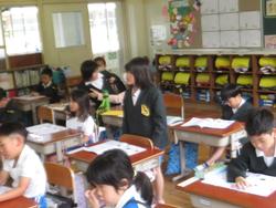 1年生国語の授業