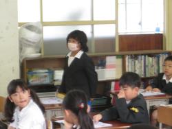 1年生国語の授業