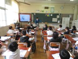 1年生国語の授業