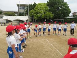 2年生運動会の練習