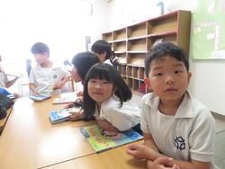 1年生図書の時間