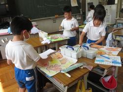 1年生図工の授業