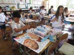 1年生図工の授業