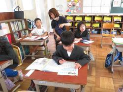 1年生国語の授業