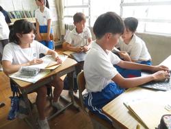 6年生外国語の授業