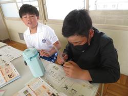 5年生家庭科の授業