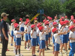 運動会全体練習の様子