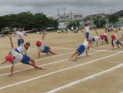 5・6年生運動会の練習