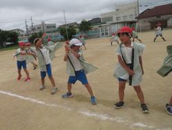 3・4年生運動会の練習