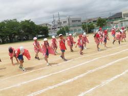 3・4年生運動会の練習