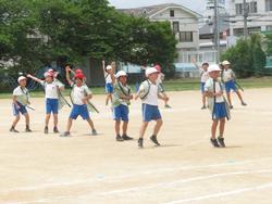 3・4年生運動会の練習