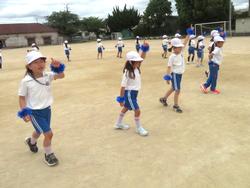 1・2年生運動会の練習