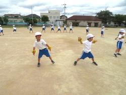 1・2年生運動会の練習