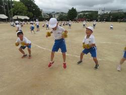 1・2年生運動会の練習