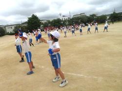 1・2年生運動会の練習