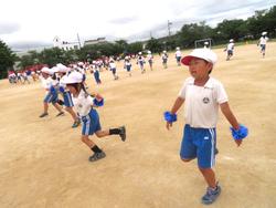1・2年生運動会の練習