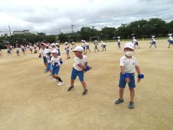 1・2年生運動会の練習