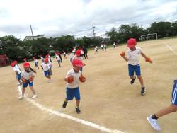 1・2年生運動会の練習