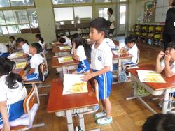 1年生国語の授業