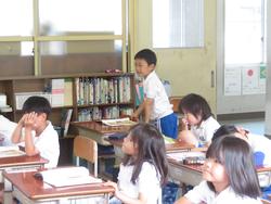1年生国語の授業