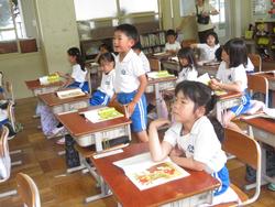 1年生国語の授業