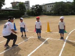 運動会前日練習の様子