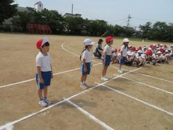 運動会前日練習の様子