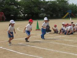 運動会前日練習の様子