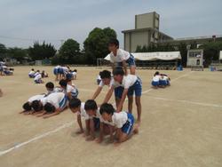 運動会前日練習の様子