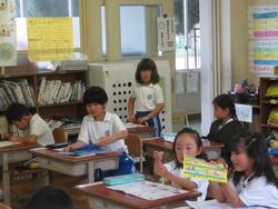 1年生国語の授業