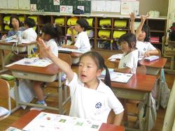 1年生国語の授業