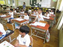 1年生国語の授業