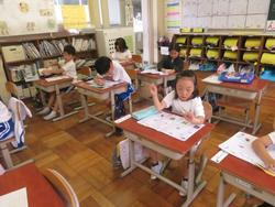 1年生国語の授業