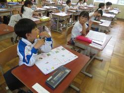 1年生国語の授業