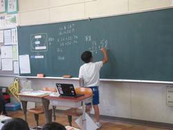 3年生算数の授業