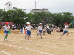 1・2年生徒競走
