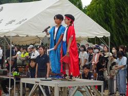 応援合戦の様子