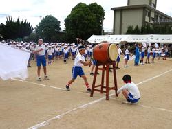 応援合戦の様子