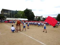 応援合戦の様子
