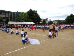 応援合戦の様子