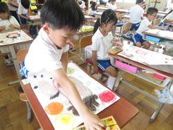 1年生図工の授業