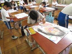 1年生図工の授業