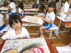 1年生図工の授業