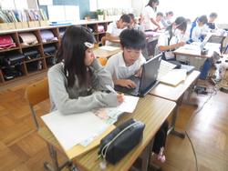 6年生外国語の授業