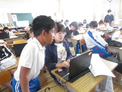 6年生外国語の授業