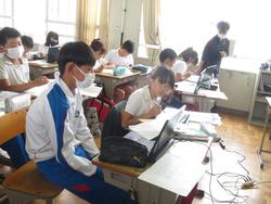 6年生外国語の授業